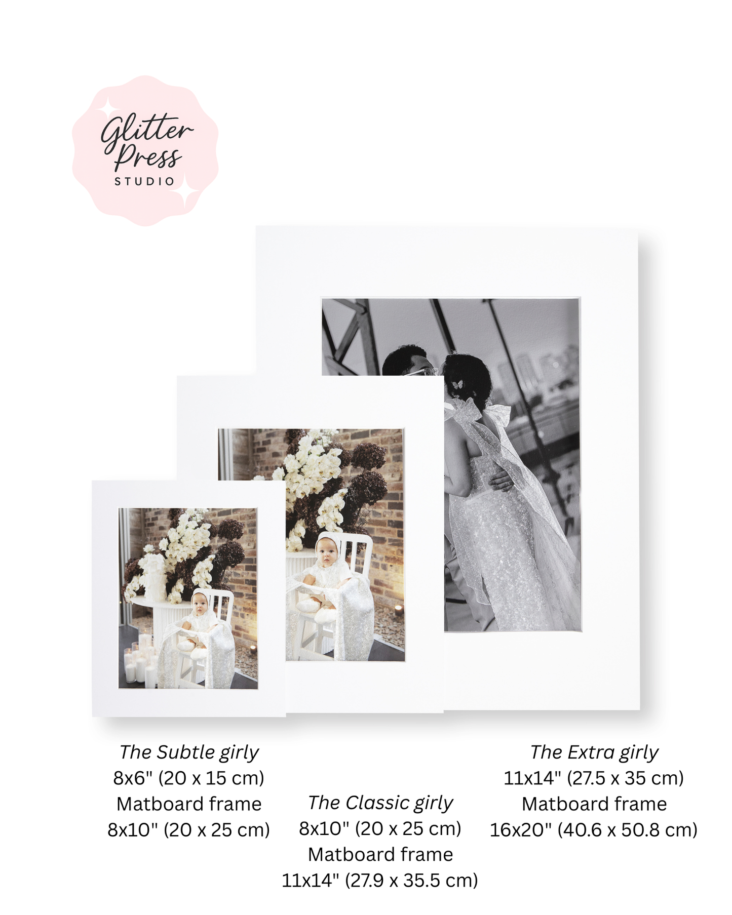 Size 1: The Subtle Girly (8x6")